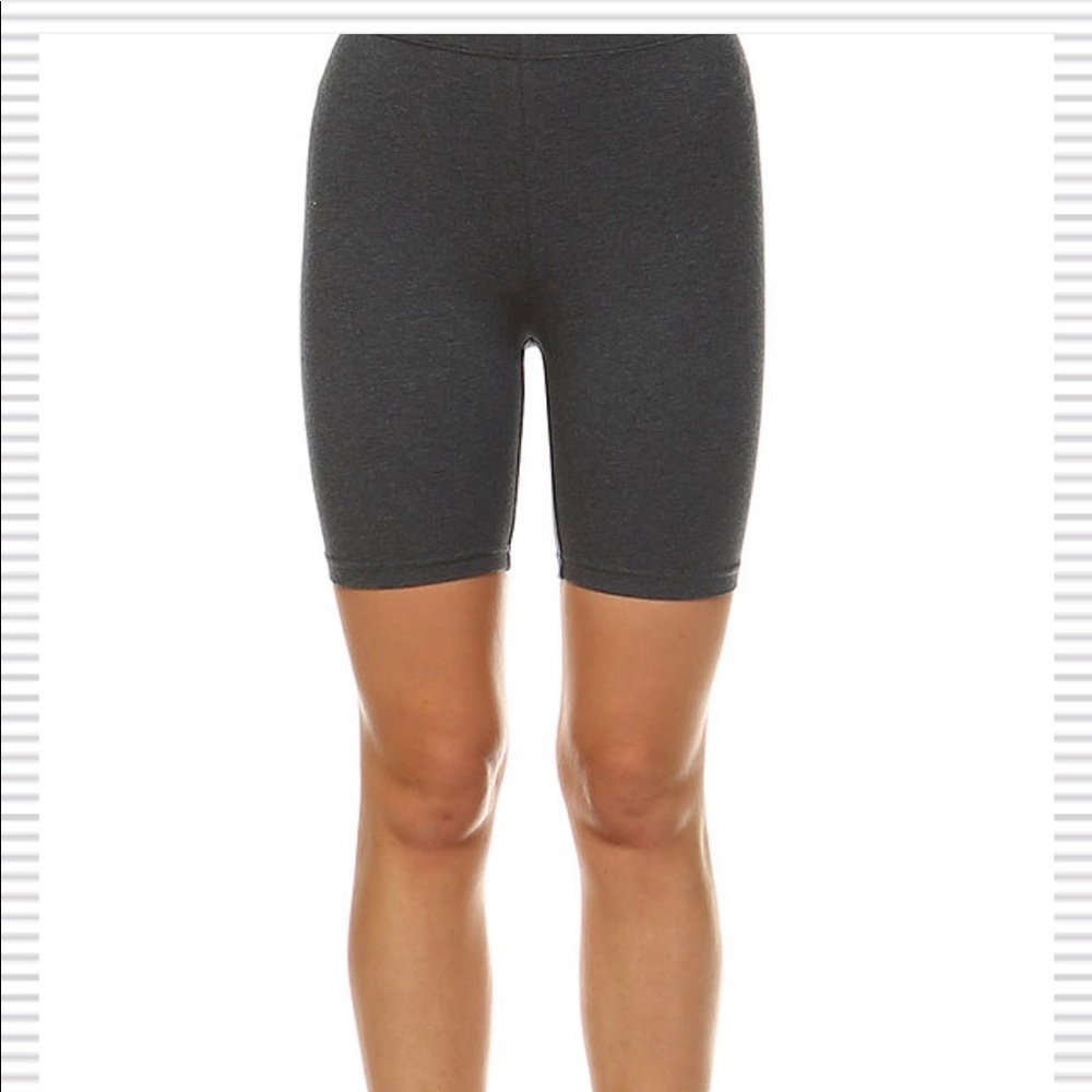 Dark gray biker shorts